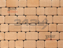  Тротуарная плитка 342 механический завод Классика 60 мм Бежевый: внешний вид